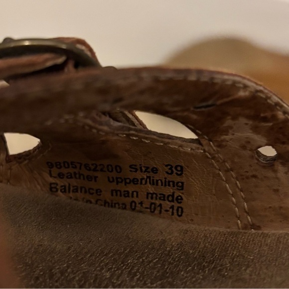 Dansko Brown Sissy Clog Sandal - size 39 - Picture 8 of 9